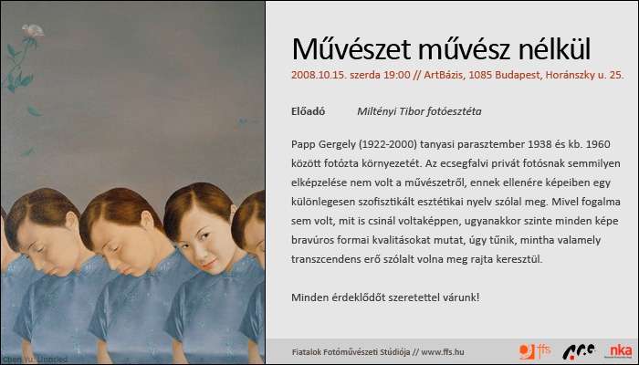 Miltényi Tibor: Művészet művész nélkül